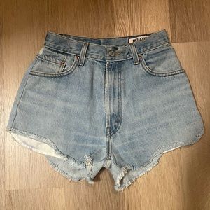 Levi’s denim cut off shorts